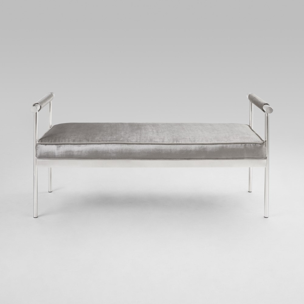 Helen Bench: Grey Velvet