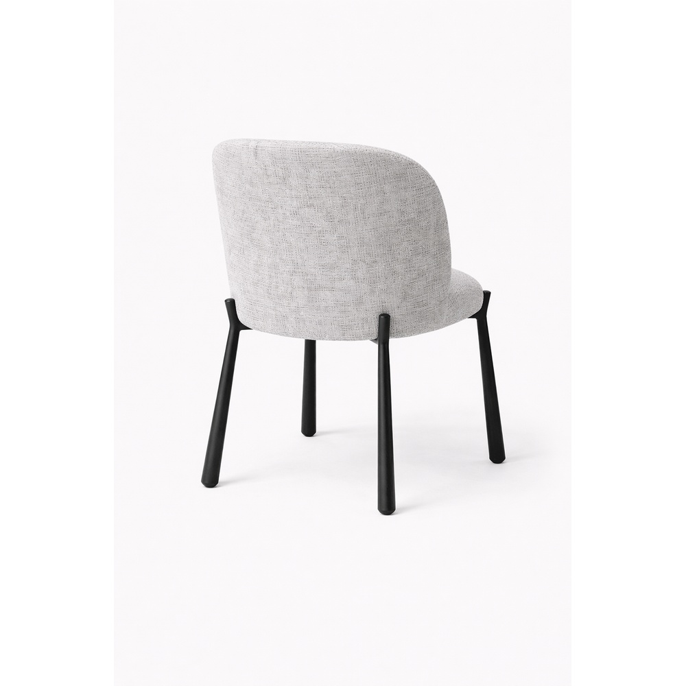 Arlo Dining Chair: Grey Linen