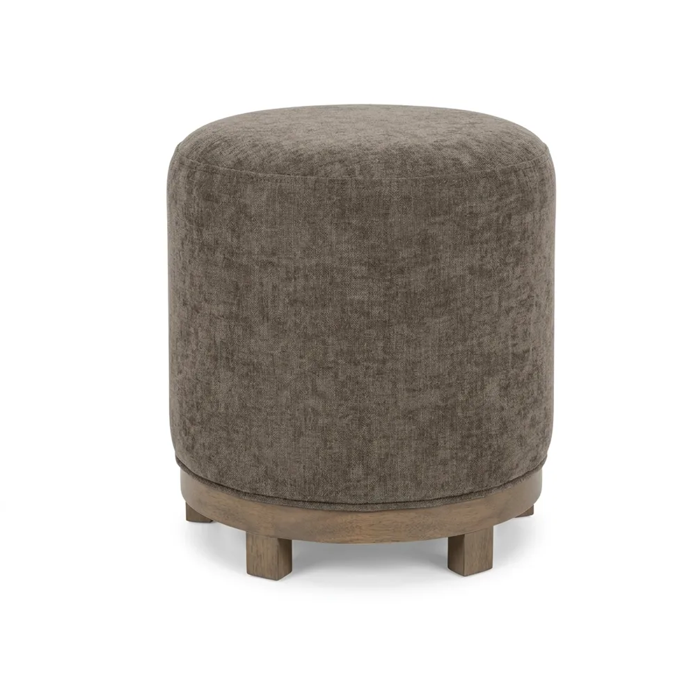 20" Capri Swivel Ottoman GY-OT-940 Mocha fabric