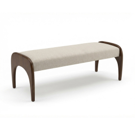 Darson Bench: Ivory Linen